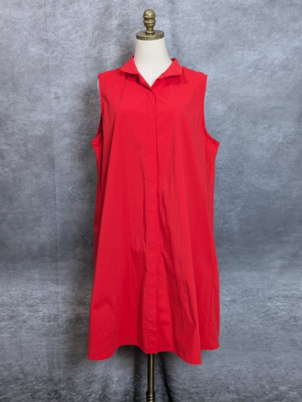 Tuckernuck Red Sleeveless Charlie Dress XXL Cotton Blend Preppy A-Line Shift